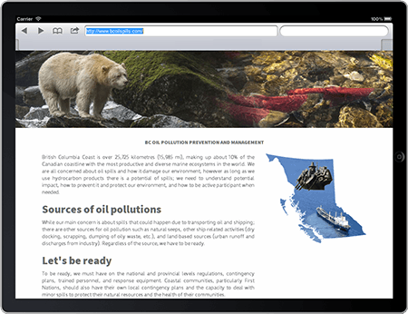 Learning about spill response